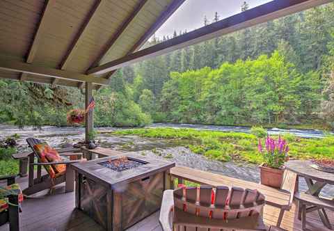 Khác Quiet & Romantic Riverfront Mckenzie Bridge Cabin!