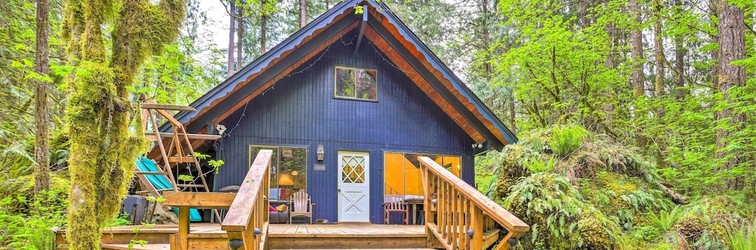 Lain-lain Peaceful Wooded Cabin By Mt. Baker Ski Area!