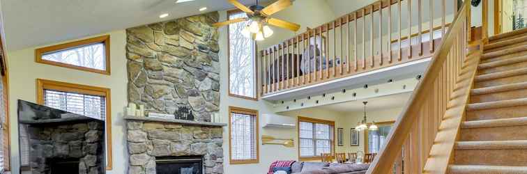 Lainnya Cozy Big Bass Lake Home With Hot Tub & Game Room!