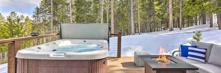 อื่นๆ Modern Private Mtn. Retreat w/ Hot Tub & Fire Pit!