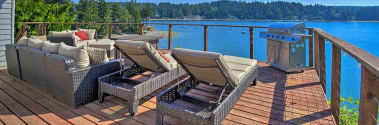 Lainnya Waterfront Gig Harbor Home w/ Furnished Deck