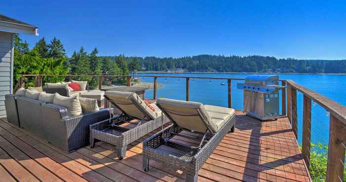 Lainnya Waterfront Gig Harbor Home w/ Furnished Deck