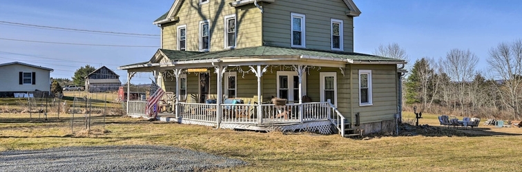 อื่นๆ Narrowsburg Farmhouse Hideaway on 2 Acres w/ Pond!