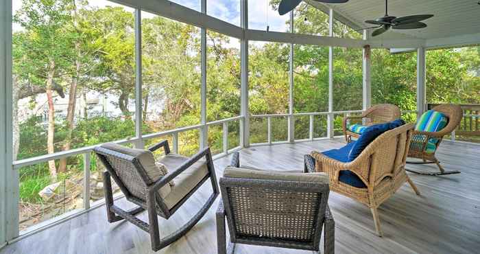 Others 'reel Blessed' Topsail Beach Home w/ Dock on Sound