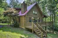 Lain-lain Lush Marble Cabin w/ Deck, Fire Pit & Grill!