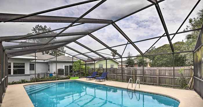 Lainnya St. Augustine Retreat w/ Pool: 4 Mi to Beach!