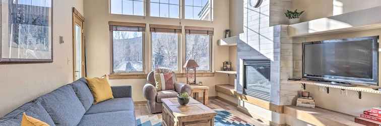 Lainnya Main St Condo w/ Balcony: 7 Mi to Copper Mtn!