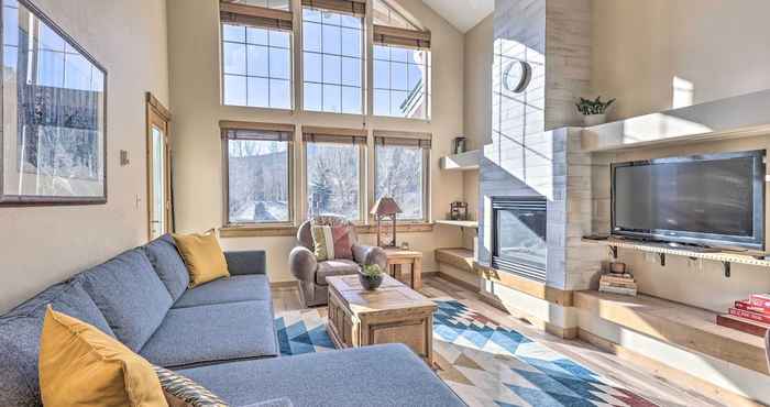 Lainnya Main St Condo w/ Balcony: 7 Mi to Copper Mtn!