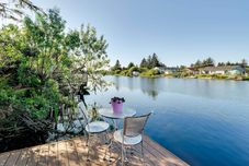 Others Ocean Shores Retreat w/ Porch & Canal Views!