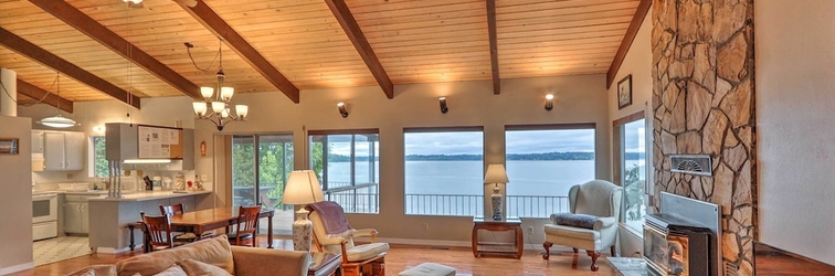 Lain-lain Quiet Beachfront Family Home w/ Mt. Rainier Views!