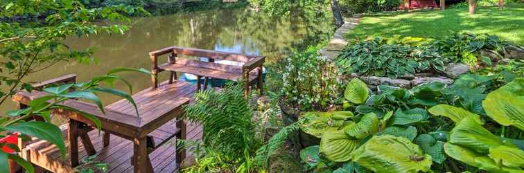 Lainnya Waterfront Home w/ Boat Dock on Mirror Lake!