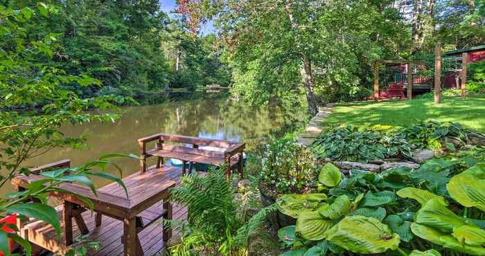 Lainnya Waterfront Home w/ Boat Dock on Mirror Lake!