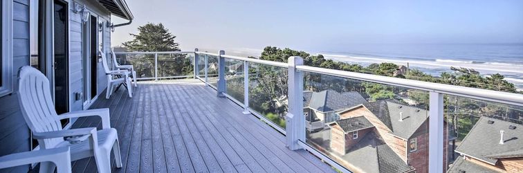 其他 Ocean-view Lincoln City Retreat w/ 3 Viewing Decks