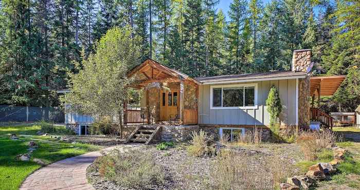 อื่นๆ Quaint Priest Lake Cabin w/ Patio < 1 Mi to Lake!