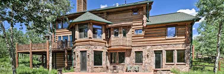 Lainnya Cozy Fairplay Log Cabin w/ Deck: 26 Mi to Breck!