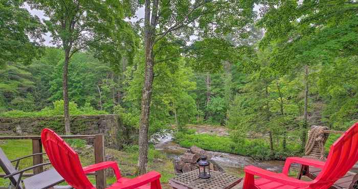 Khác 'the Mill River Cabin w/ Fireplace & River View!