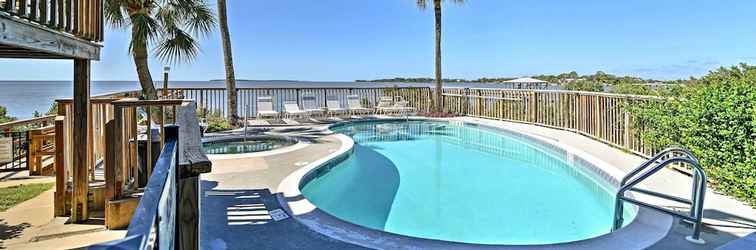 Lain-lain Beachfront Cedar Key Condo w/ Pool, Spa & Views!