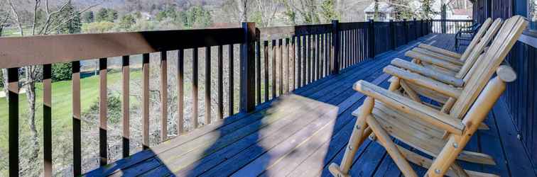 Others Spacious Maggie Valley Mtn Home w/ Hot Tub & Views