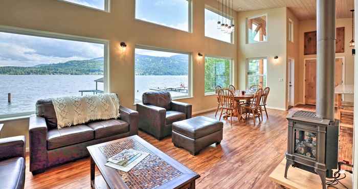 Lainnya Lake Whatcom House w/ Boat Dock + Mountain View!