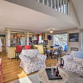 Interior 1 Waldport Beach House w/ Loft, Grill & Ocean Views!, Lincoln County Hotels