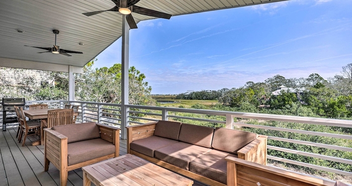 Others St Augustine Home w/ Swim Spa & Marsh Views!