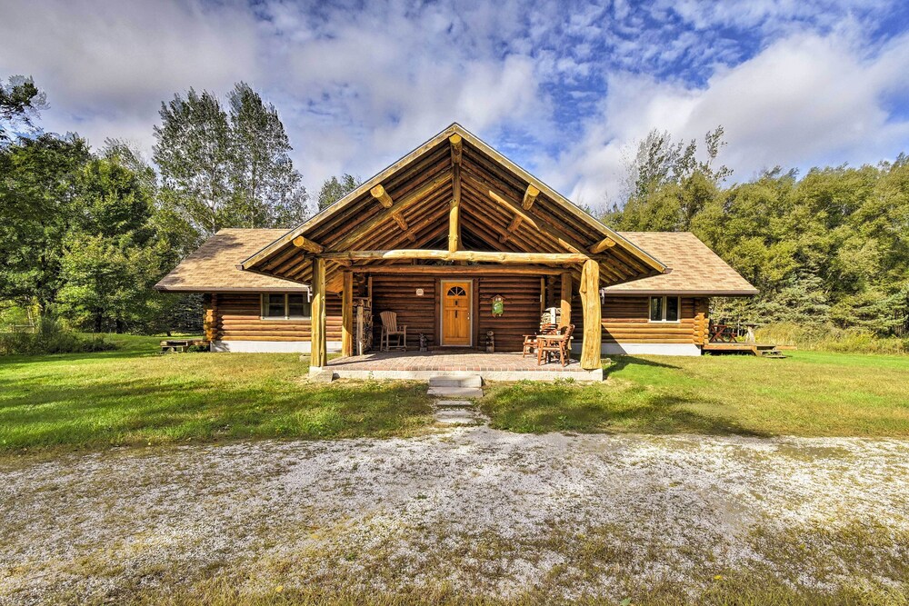 Lainnya Valders Log Home Near EEA Air Show & Sheboygan!