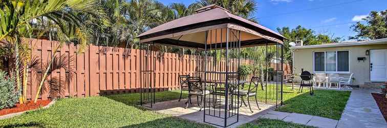 Others Ideally Located Pompano Beach Retreat w/ Gazebo!