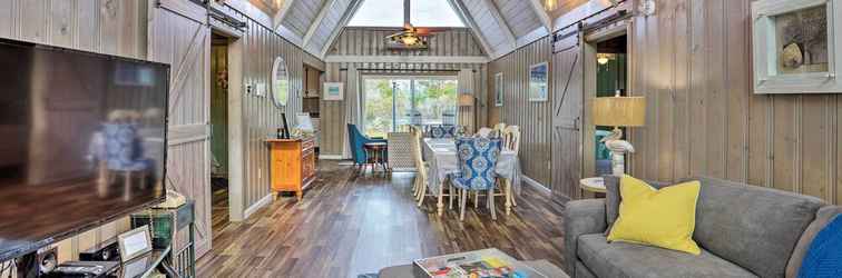 Khác Canalfront Cottage: Kayaks by Pier in Cherry Grove
