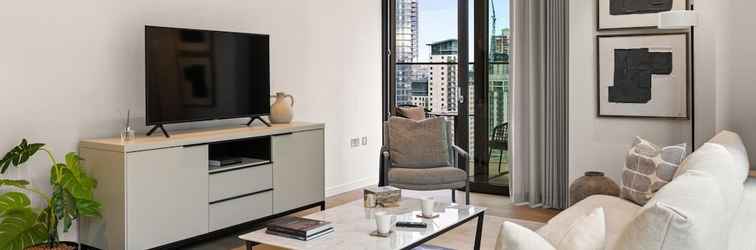 Lainnya Deluxe two Bedroom Canary Wharf Apartment With River Views