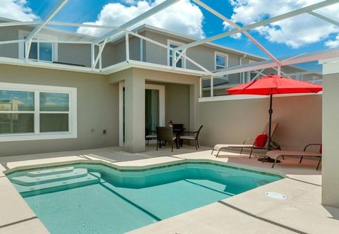 Others Cozy 5BR Townhome Private Pool Near Disney Park - 1132cd