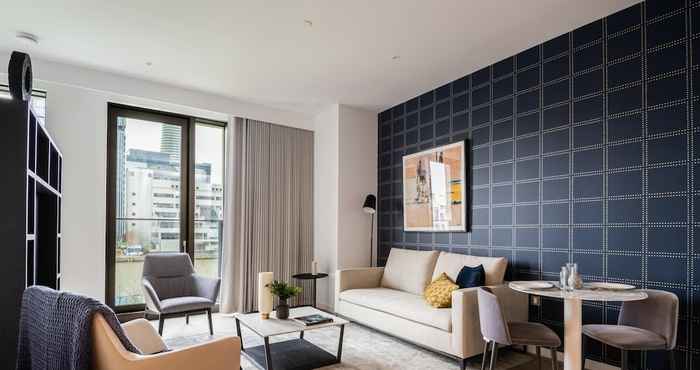 Khác Stylish Studio Apartment With River Views in London s Bustling Docklands