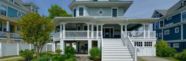 Others North Wildwood Home w/ Porch ~ 3 Blocks to Beach!
