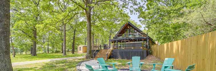 Others Modern Fairland Log Cabin w/ Lake Access!