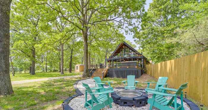 Others Modern Fairland Log Cabin w/ Lake Access!