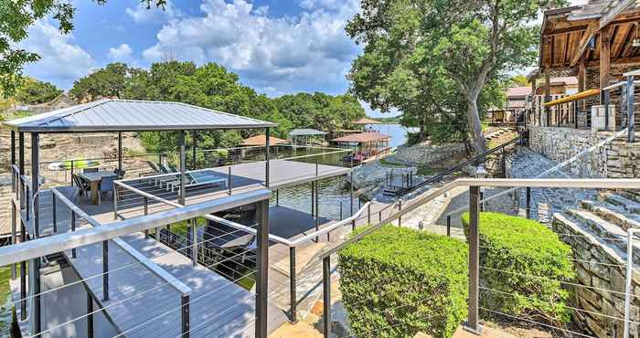 Lainnya Luxury Granbury Home w/ Private Boat Dock!