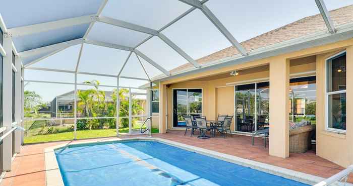 Lainnya Cape Coral Vacation Home on Canal w/ Pool, Hot Tub