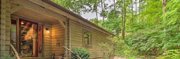 Lainnya Tree-lined Cruso Cabin, Cold Mountain Views!