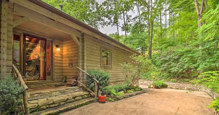 Lainnya Tree-lined Cruso Cabin, Cold Mountain Views!