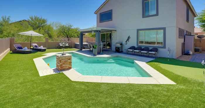 Lain-lain Grand Desert Oasis w/ Hot Tub & Pool!