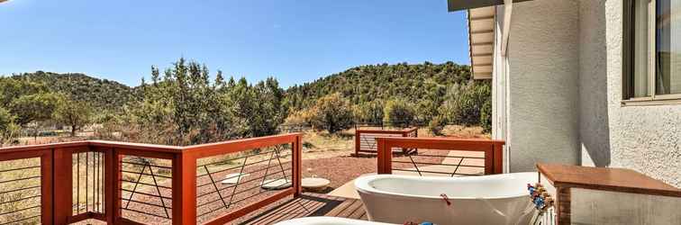 Lainnya Stunning West Sedona Retreat: Deck & Soaking Tubs!