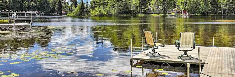 Lainnya Northwoods Cabin w/ Lake Access & Boat Dock