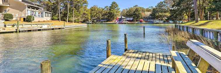 Lainnya Waterfront Pine Knoll Shores Gem w/ Boat Dock