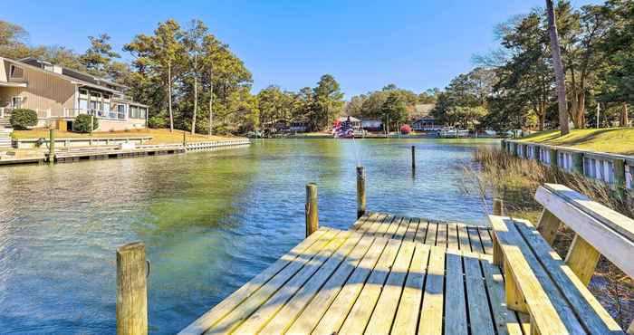 Lainnya Waterfront Pine Knoll Shores Gem w/ Boat Dock