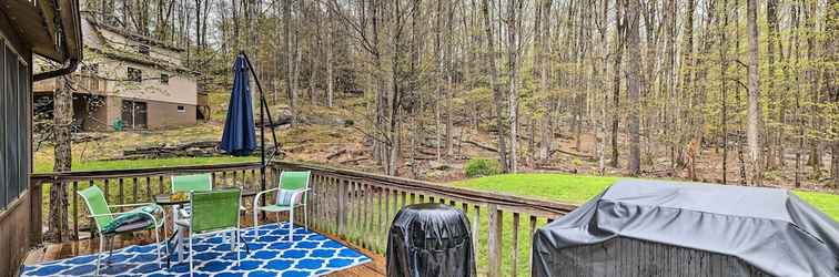 Lainnya Lake Ariel Hideaway w/ Deck, Yard & 2 Fire Pits!