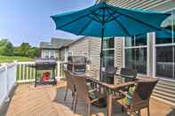 Lainnya Chic Ocean View Home ~ 5 Mi to Bethany Beach!