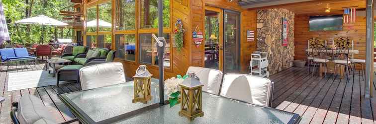 Lain-lain Pinetop Cabin w/ Golf Course Patio on 8th Green!