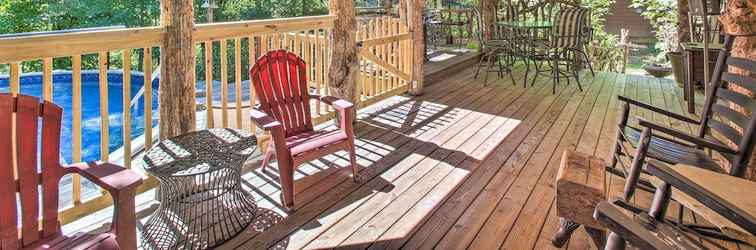 Lain-lain Rustic & Secluded Retreat w/ Deck on 2 Acres!