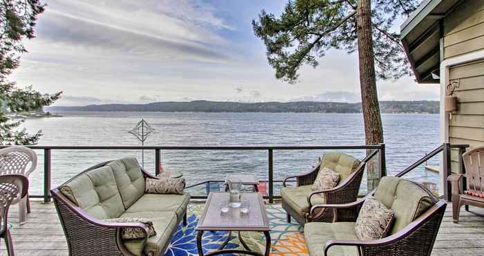 Lainnya Beautiful Home on Hood Canal w/ Hot Tub & Dock!