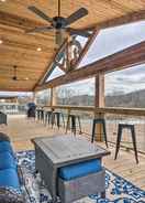 Primary image Upscale Riverfront Home w/ Beach & Fire Pit!