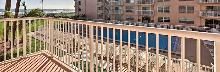 Lainnya Central Cocoa Beach Condo w/ View, Steps to Beach!